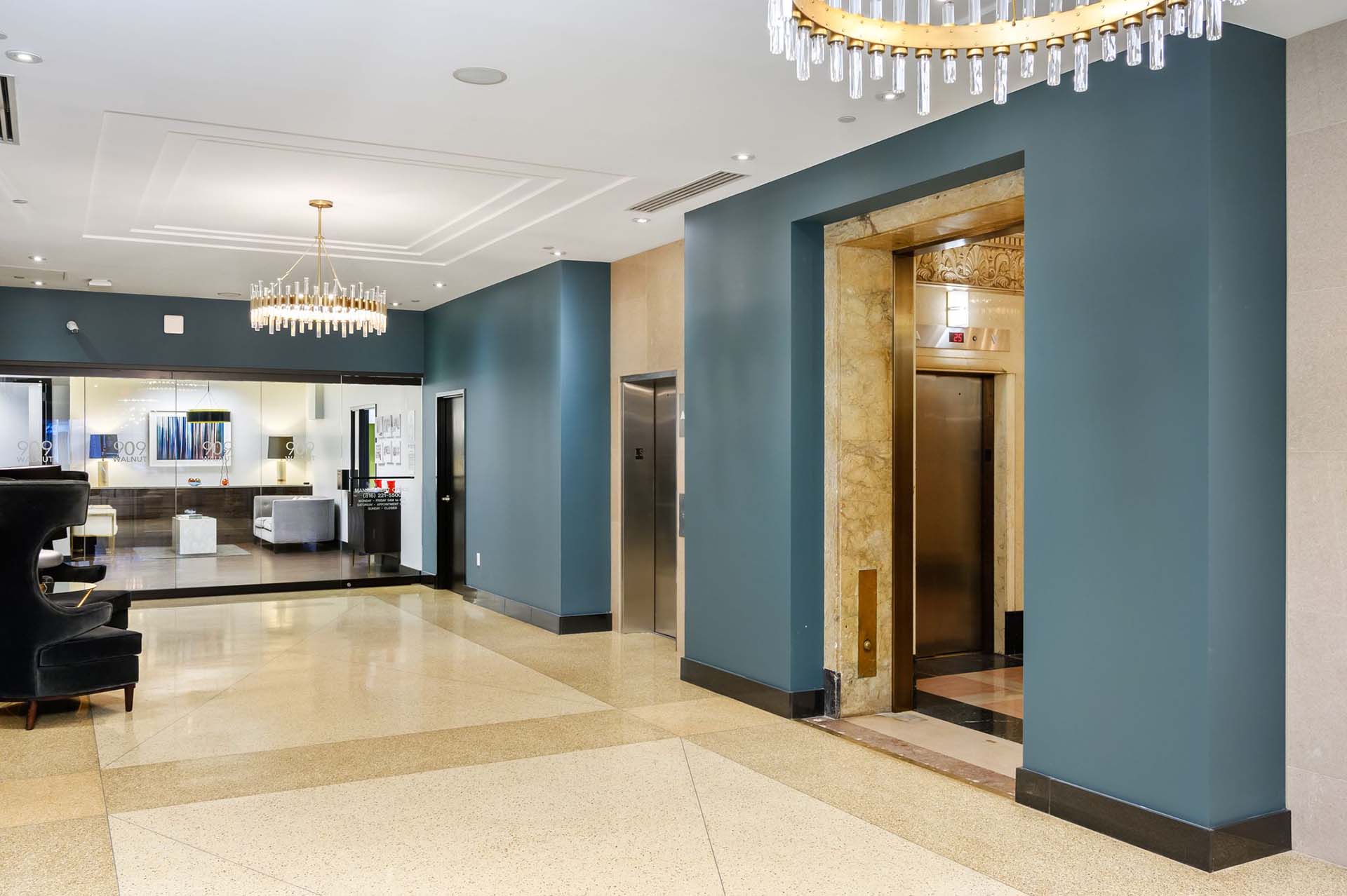 909 Walnut Lobby Renovation Monarch Home