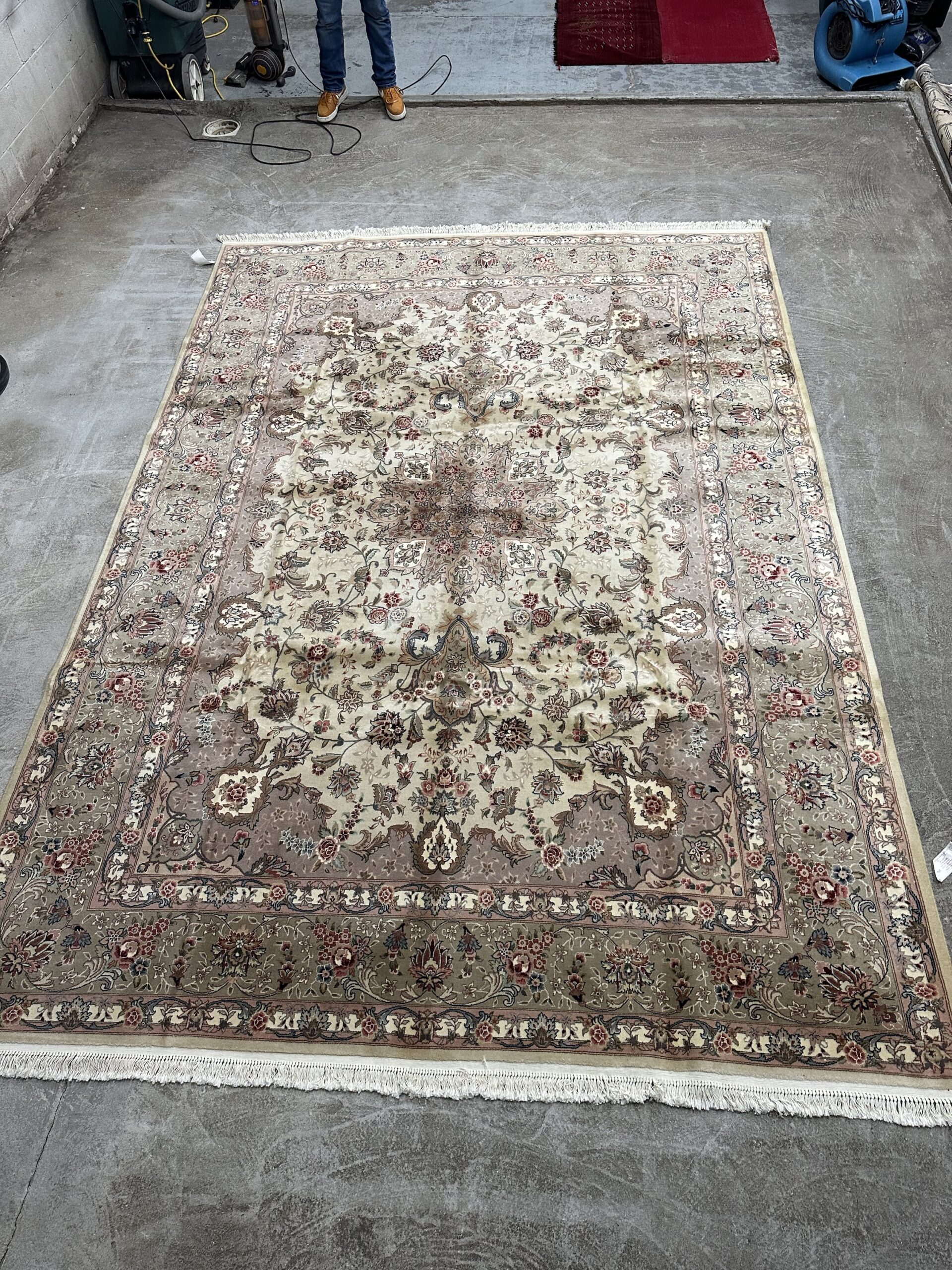 Genuine Sino Persian Tabriz Silk & Wool 8’4” x 12’1” Monarch Rug World