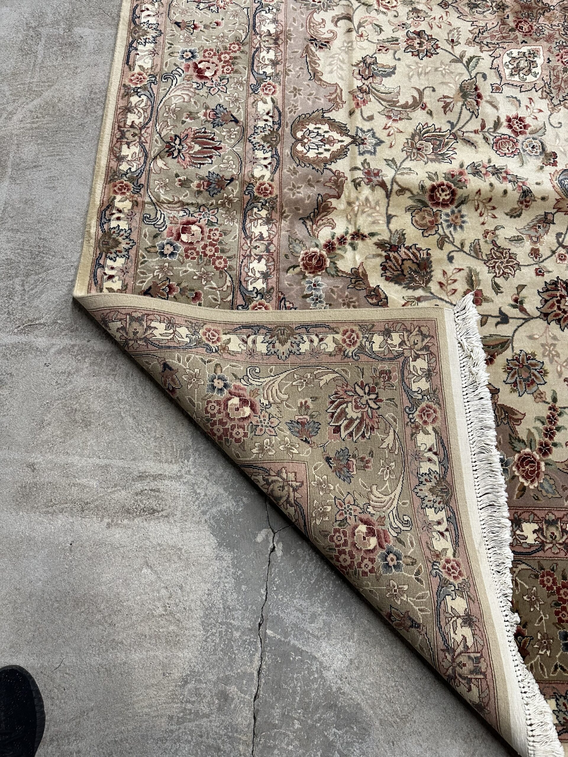 Genuine Sino Persian Tabriz Silk & Wool 8’4” x 12’1” Monarch Rug World