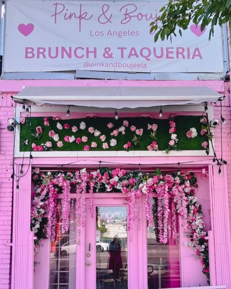 Pink and Boujee The AllPink Taqueria in Boyle Heights Monarch
