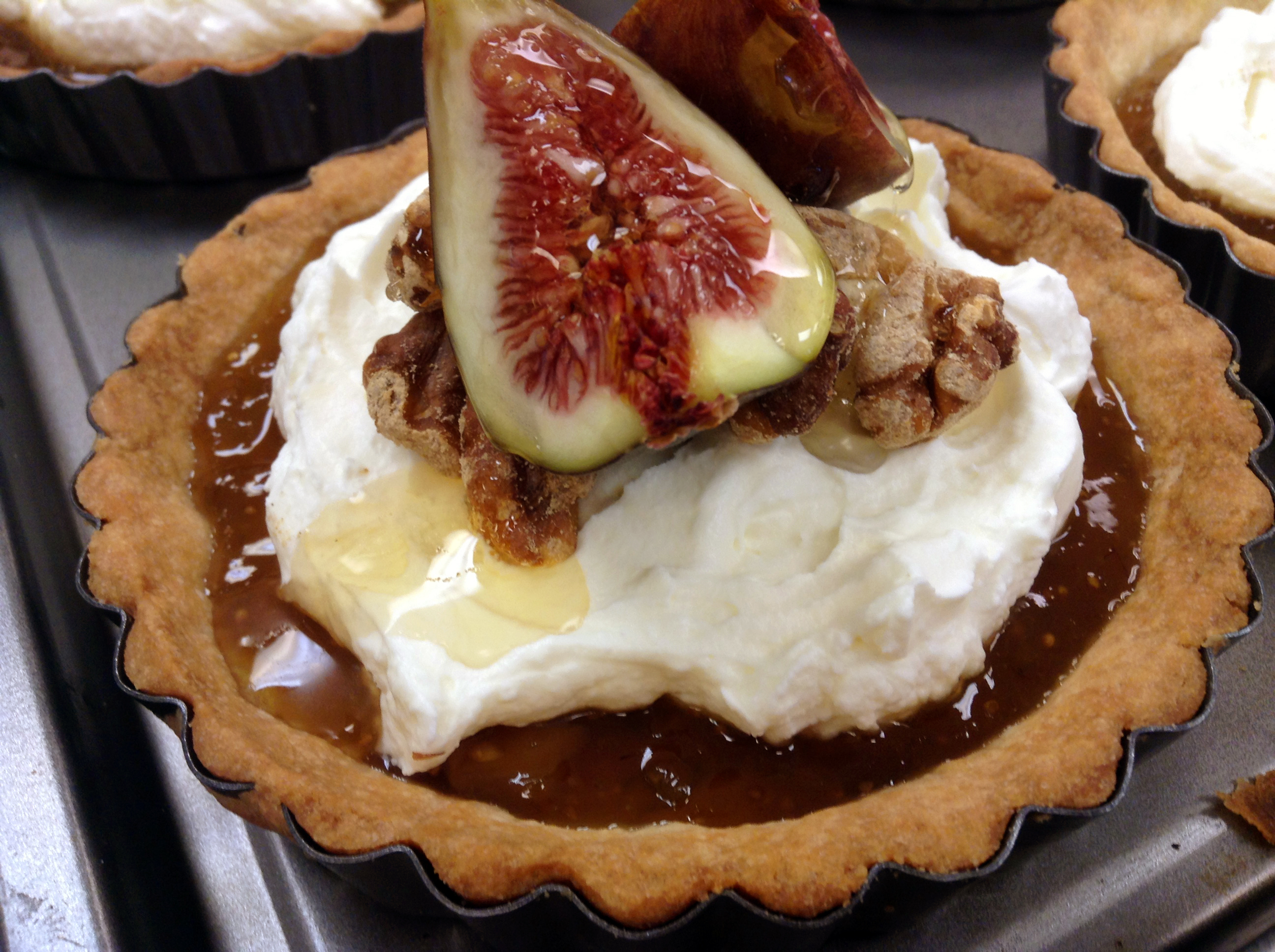 Fresh Fig, Walnut and Mascarpone Tart Recipes from a Monastery Kitchen