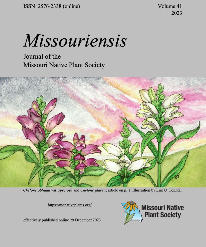 Missouri Native Plant Society Promoting the enjoyment, preservation