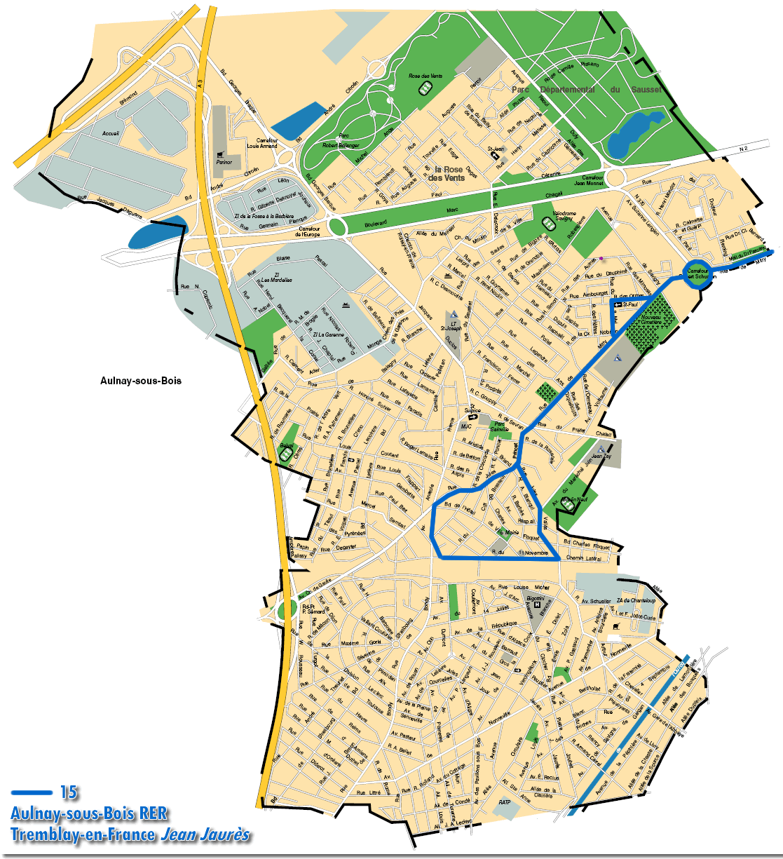 Tremblay en France carte de France Archives Voyages Cartes