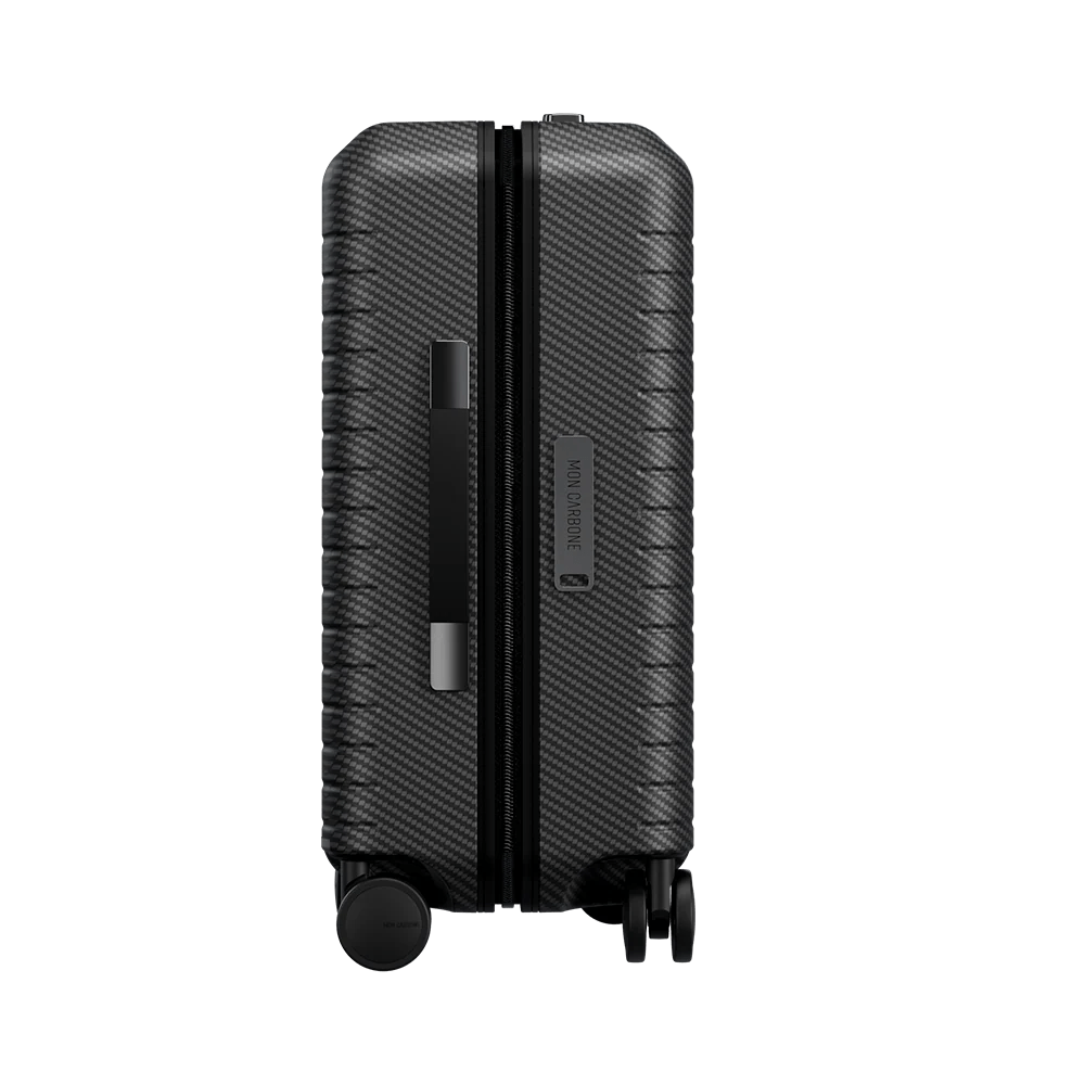 BLACKDIAMOND Carbon Fiber Luggage Zipper Stealth Black