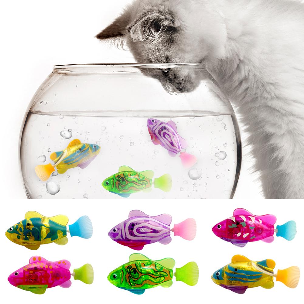 Jouet d'eau de poisson électrique interactif pour chat monchienchat