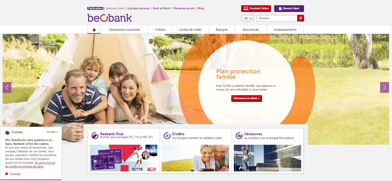 Banque beobank online, consulter mon compte à vue en ligne