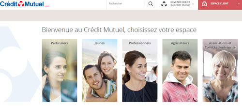 Ouverture et gestion de compte bancaire Crédit Mutuel.