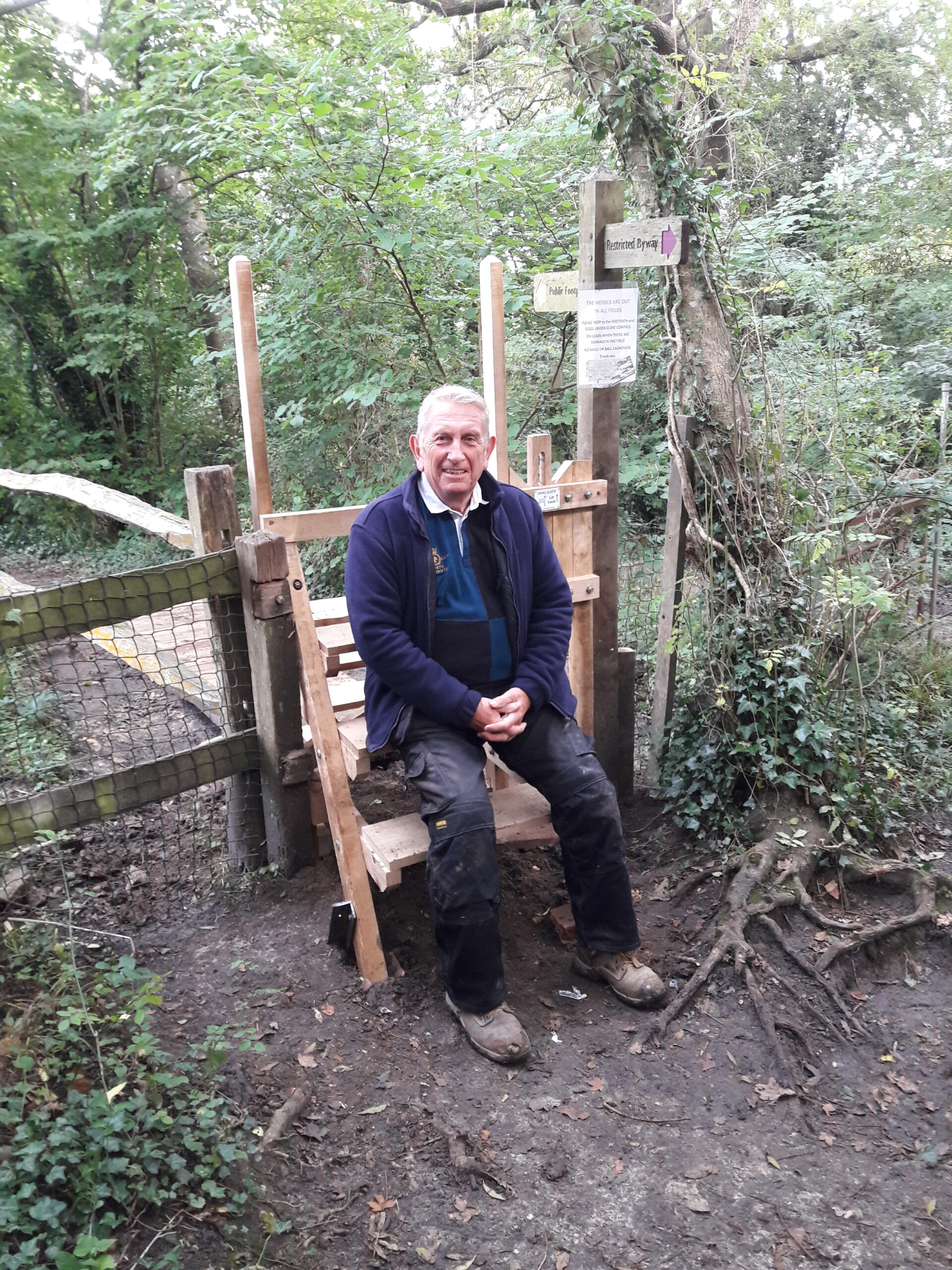 New Stile at the Nye (aka Nye Lane), Ditchling The Monday Group