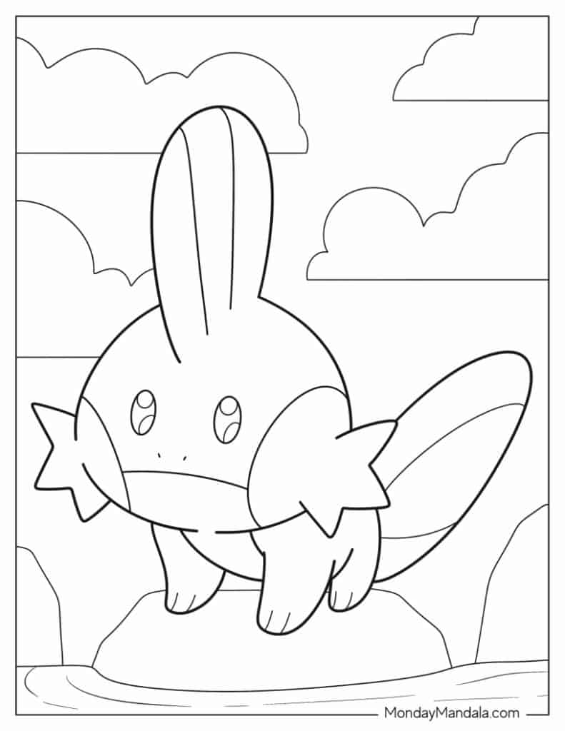 Pokemon Coloring Birthday Card, 41 OFF