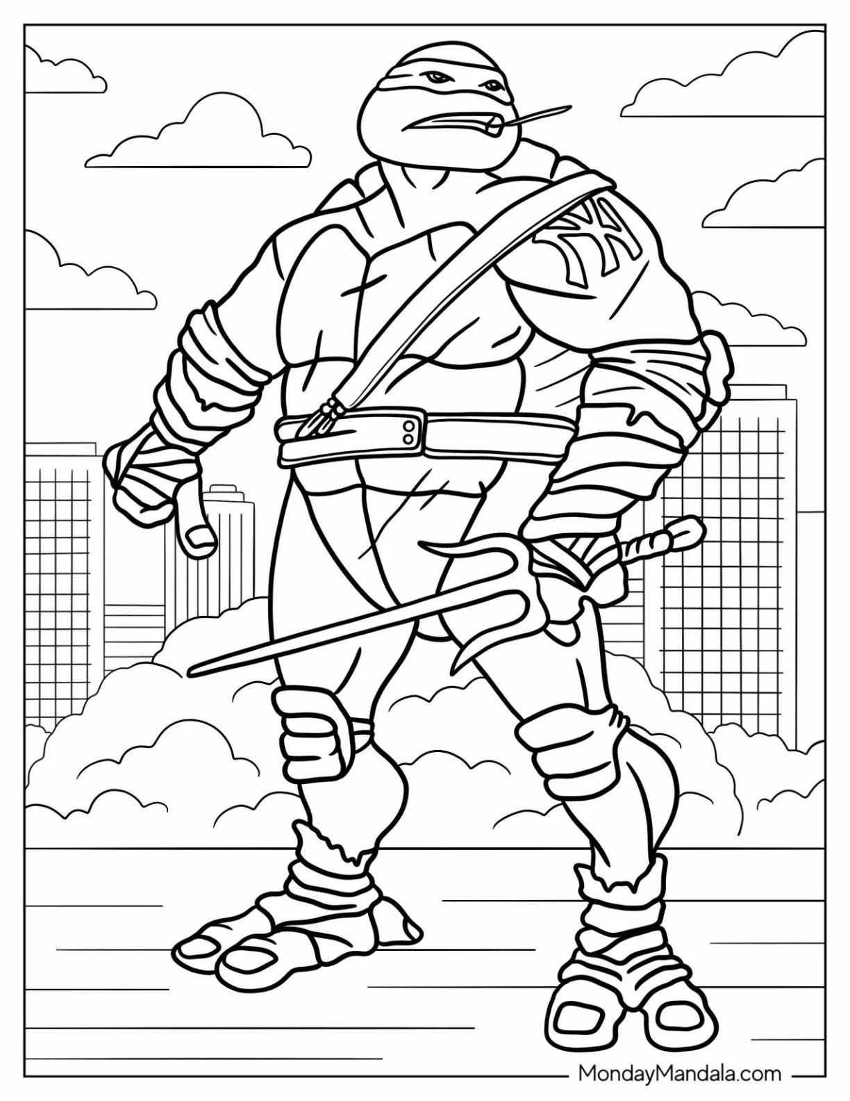 30 Ninja Turtles Coloring Pages (Free PDF Printables)