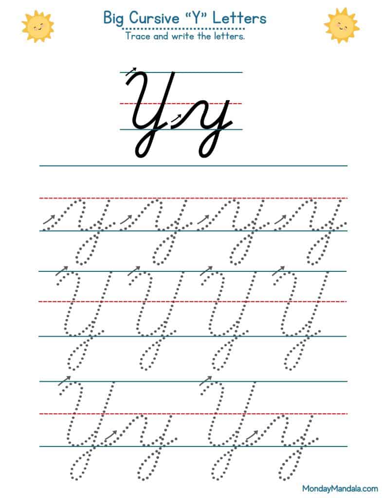 Cursive Y