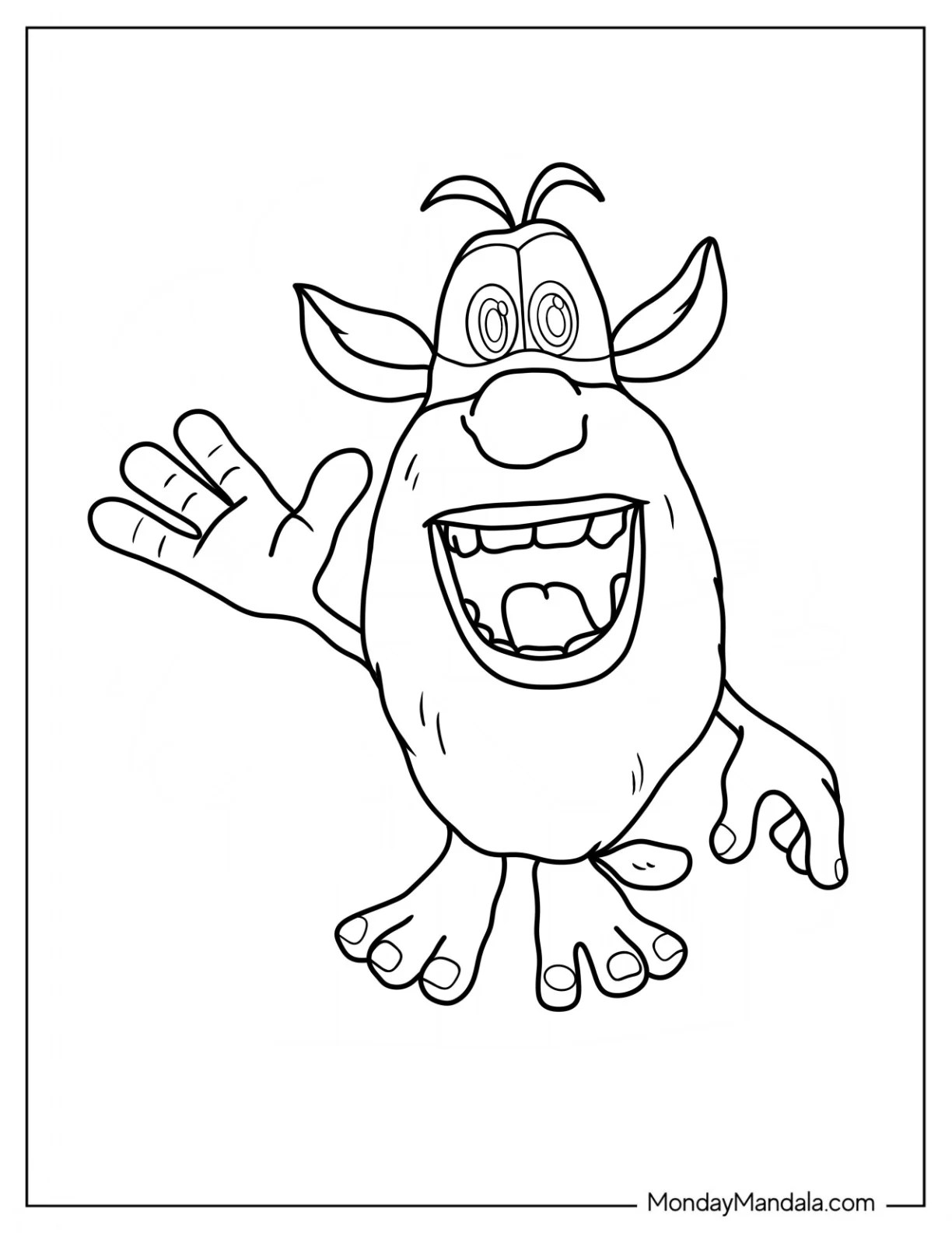 20 Booba Coloring Pages (Free PDF Printables)