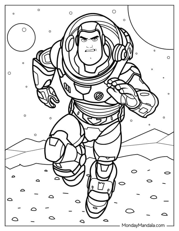 20 Buzz Lightyear Coloring Pages (Free PDF Printables)