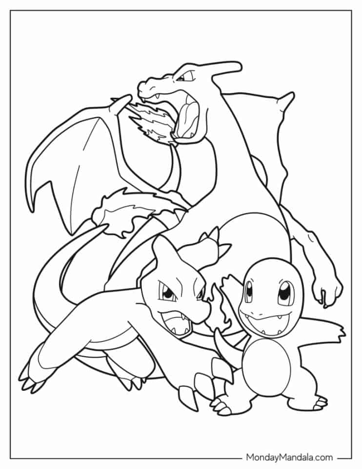 26 Charizard Coloring Pages (Free PDF Printables)