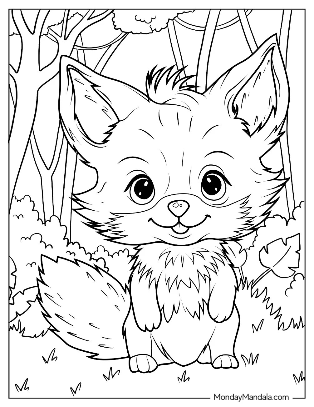 41 Fox Coloring Pages (Free PDF Printables)