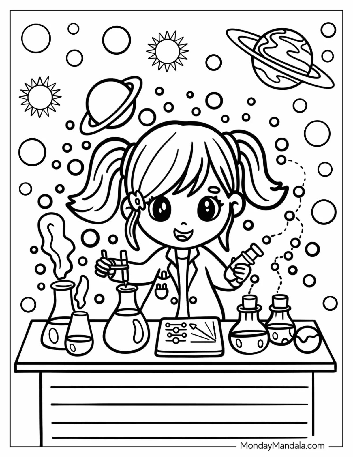 Printable Science Lab Coloring Pages [2025]