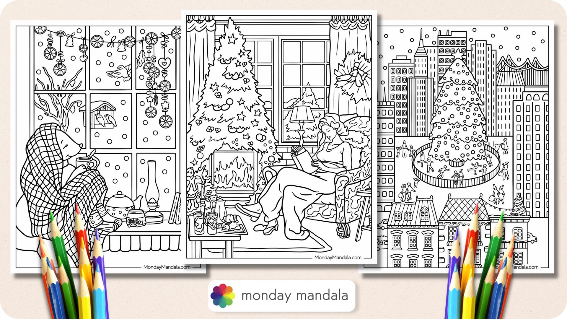Nativity Coloring Pages For Adults