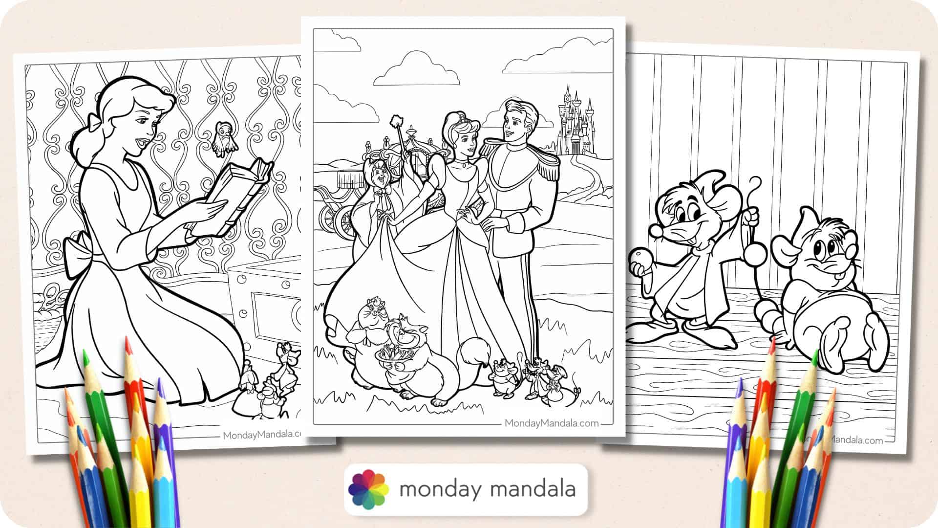 Coloring Pages Cinderella