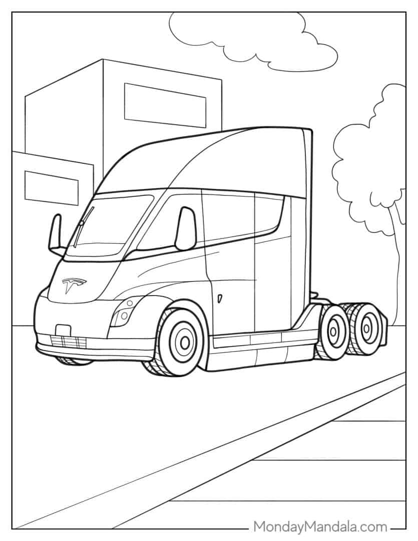 33 Tesla Coloring Pages (Free PDF Printables)