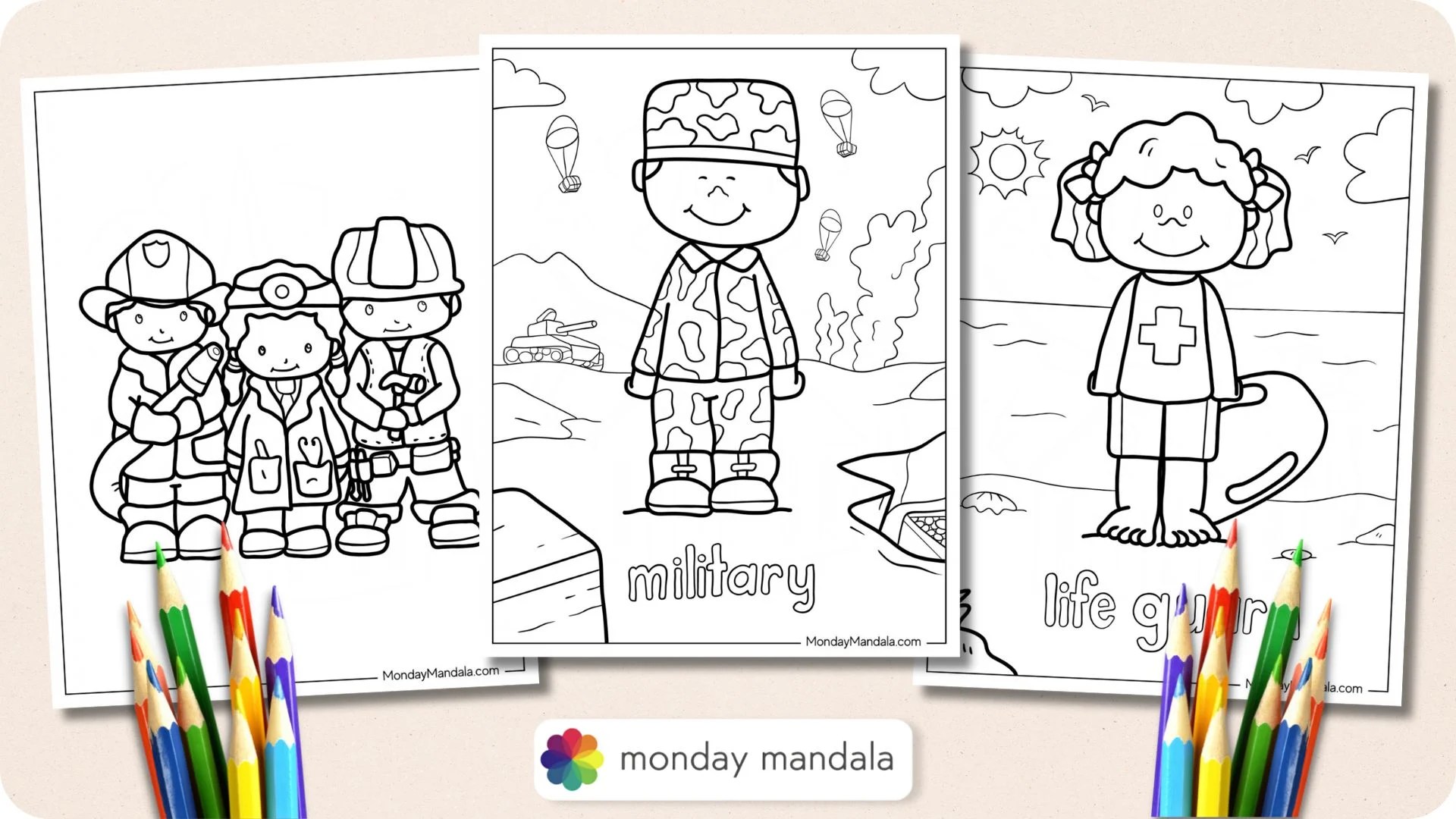 20 Community Helpers Coloring Pages (Free Printables) 20 Community Helpers Coloring Pages (Free Printables)