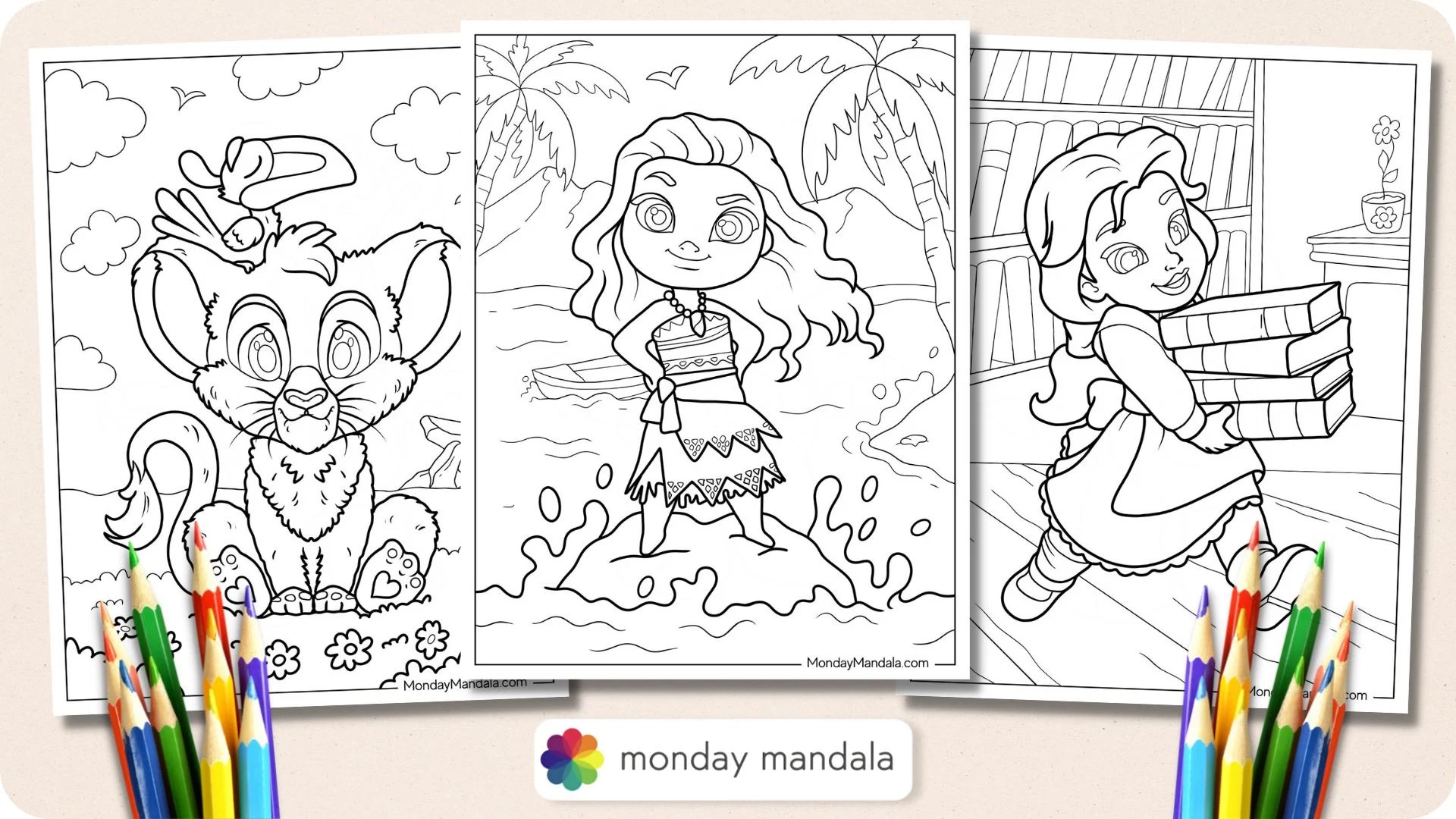 22 Cute Disney Coloring Pages (Free PDF Printables)