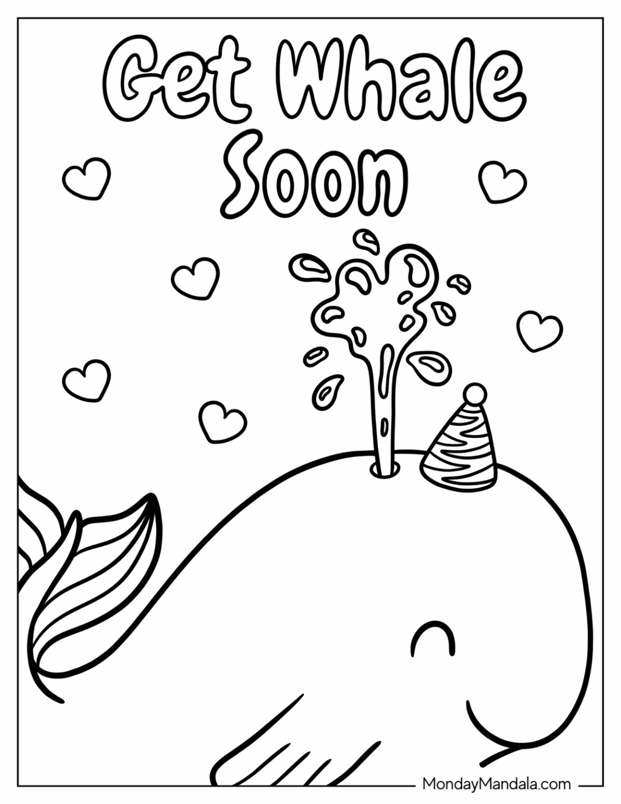 20 Get Well Soon Coloring Pages (Free PDF Printables)