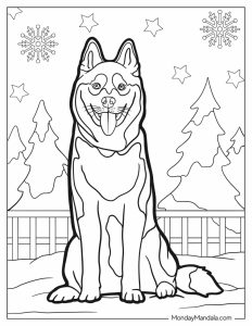 20 Husky Coloring Pages (Free PDF Printables)