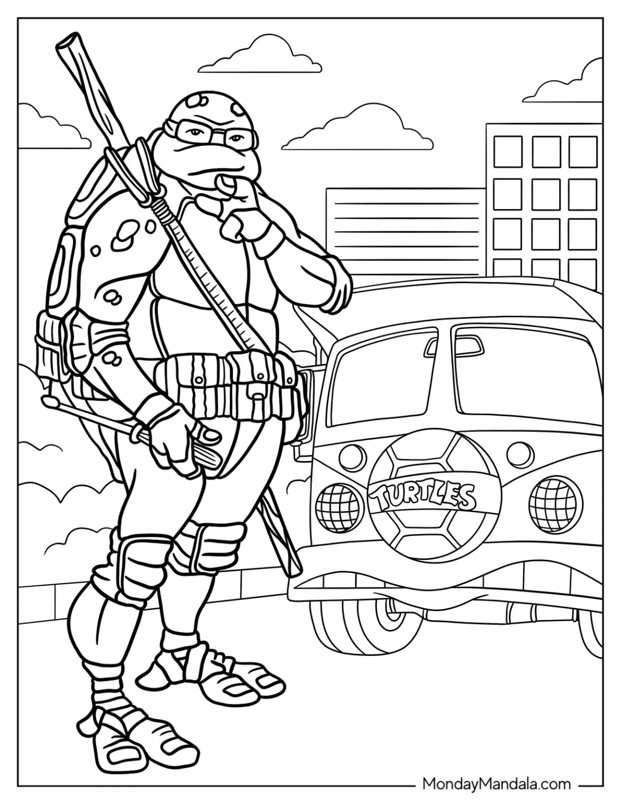 30 Ninja Turtles Coloring Pages (Free PDF Printables)