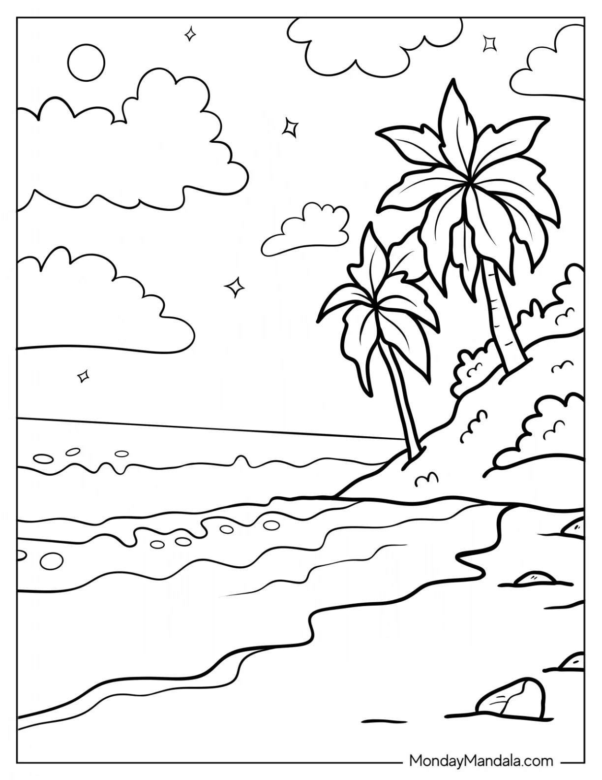 26 Beach Coloring Pages (Free PDF Printables) 26 Beach Coloring Pages (Free PDF Printables)