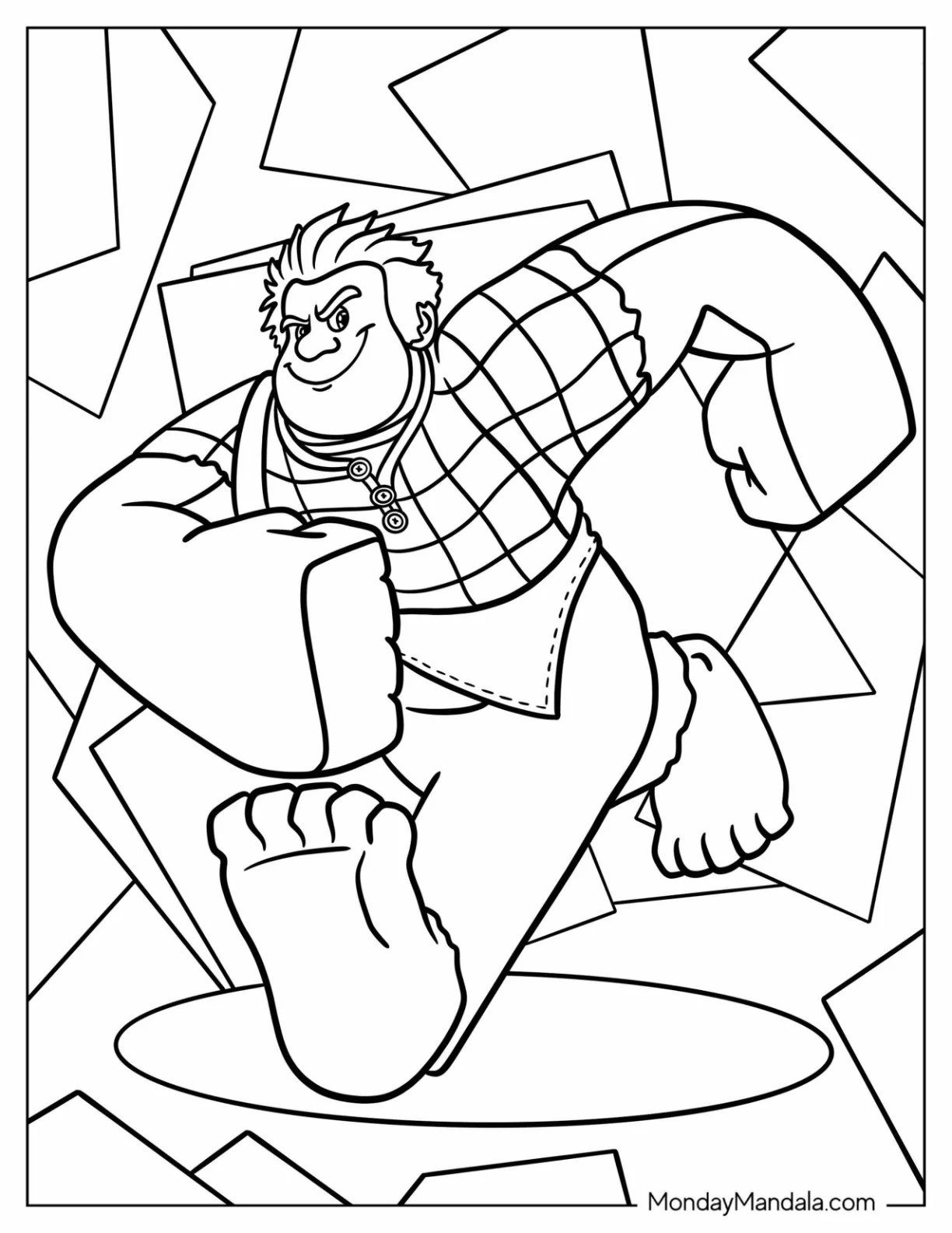 24 WreckIt Ralph Coloring Pages (Free PDF Printables)