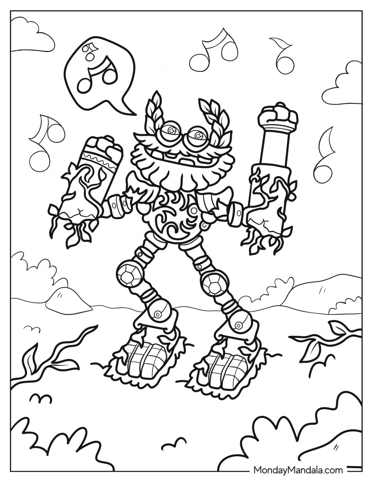 20 My Singing Monsters Coloring Pages (Free Printables)