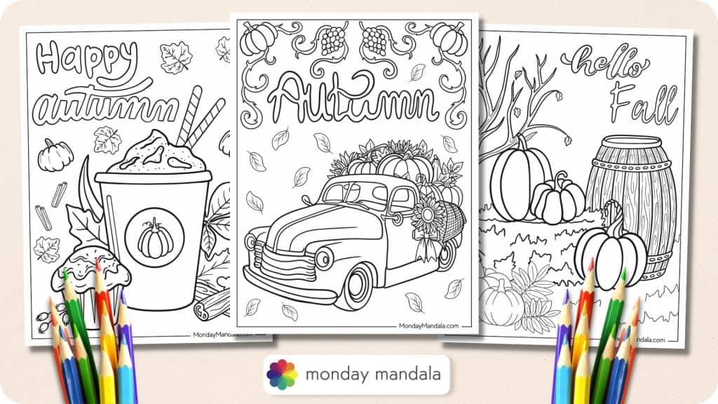 Coloring Pages For Adults Fall