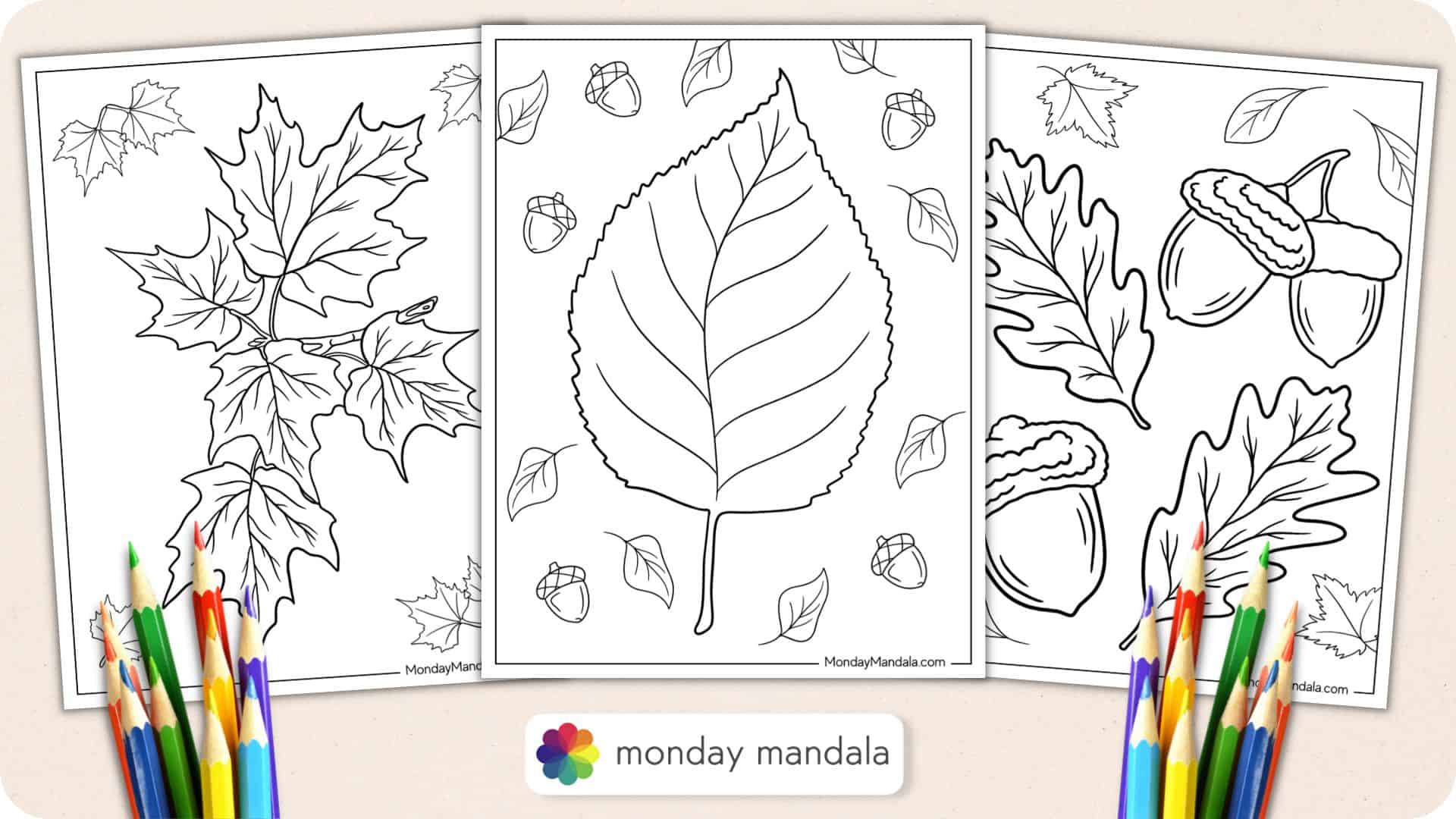 Coloring Pages Fall Autumn