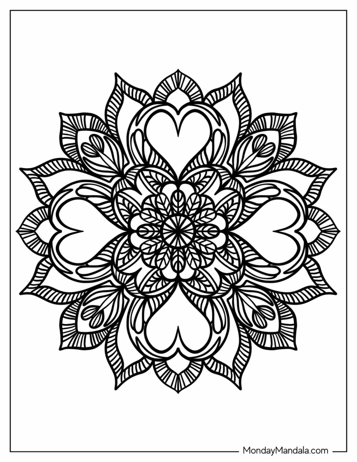 30 Zentangle Coloring Pages (Free PDF Printables)