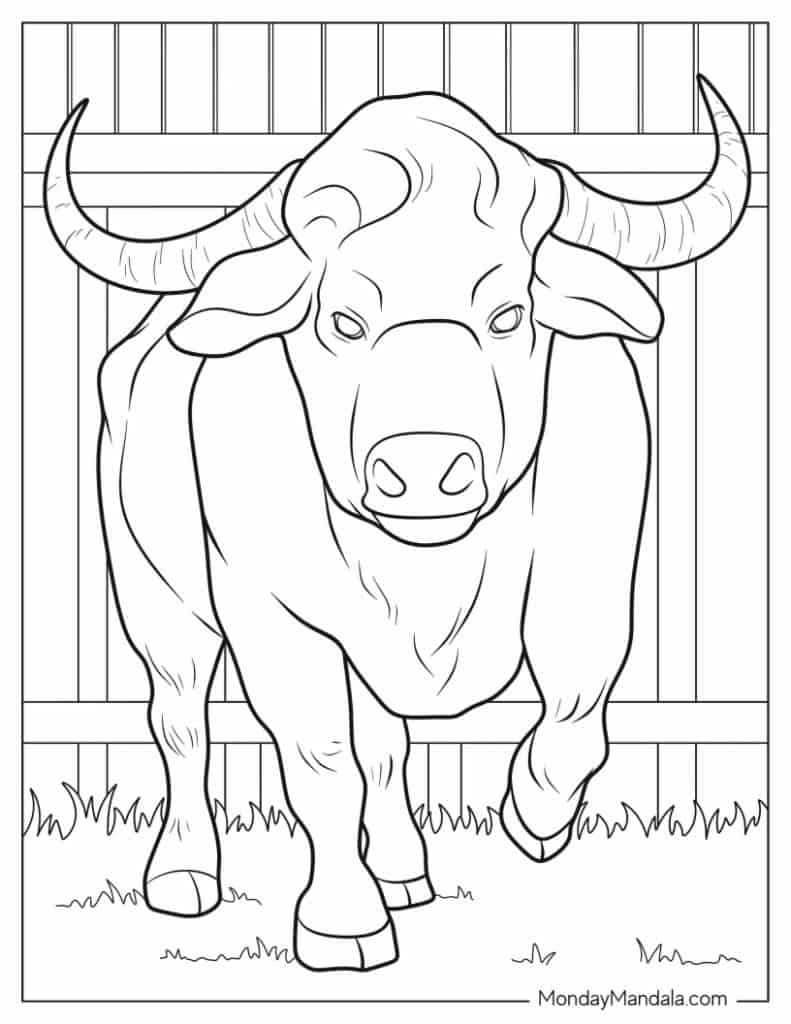 Red Bull Coloring Pages
