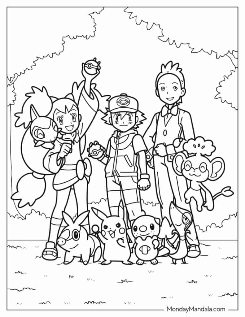 100 Pokemon Coloring Pages (Free PDF Printables) grupoats.tec.br
