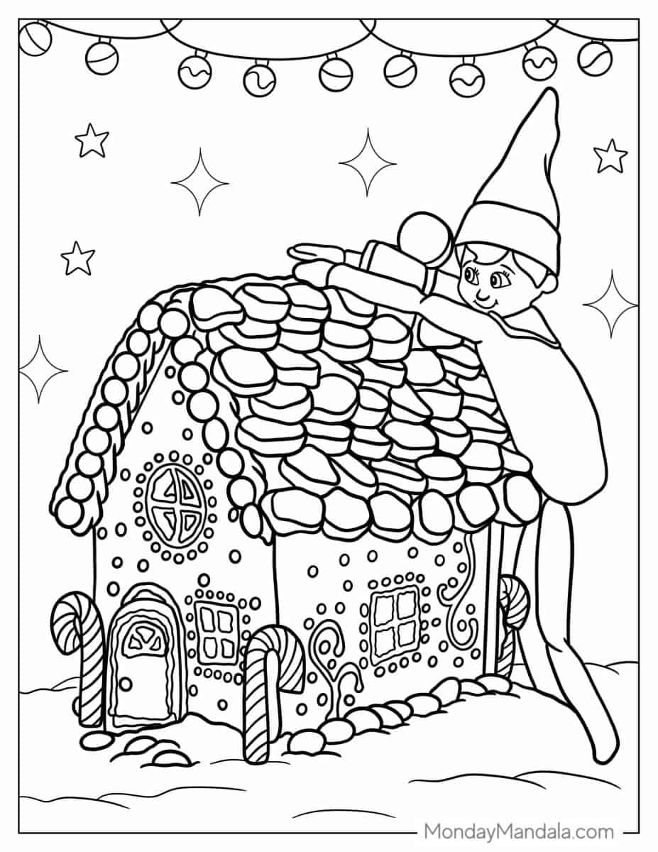 Gingerbread Iheartcraftythings Sketch Coloring Page