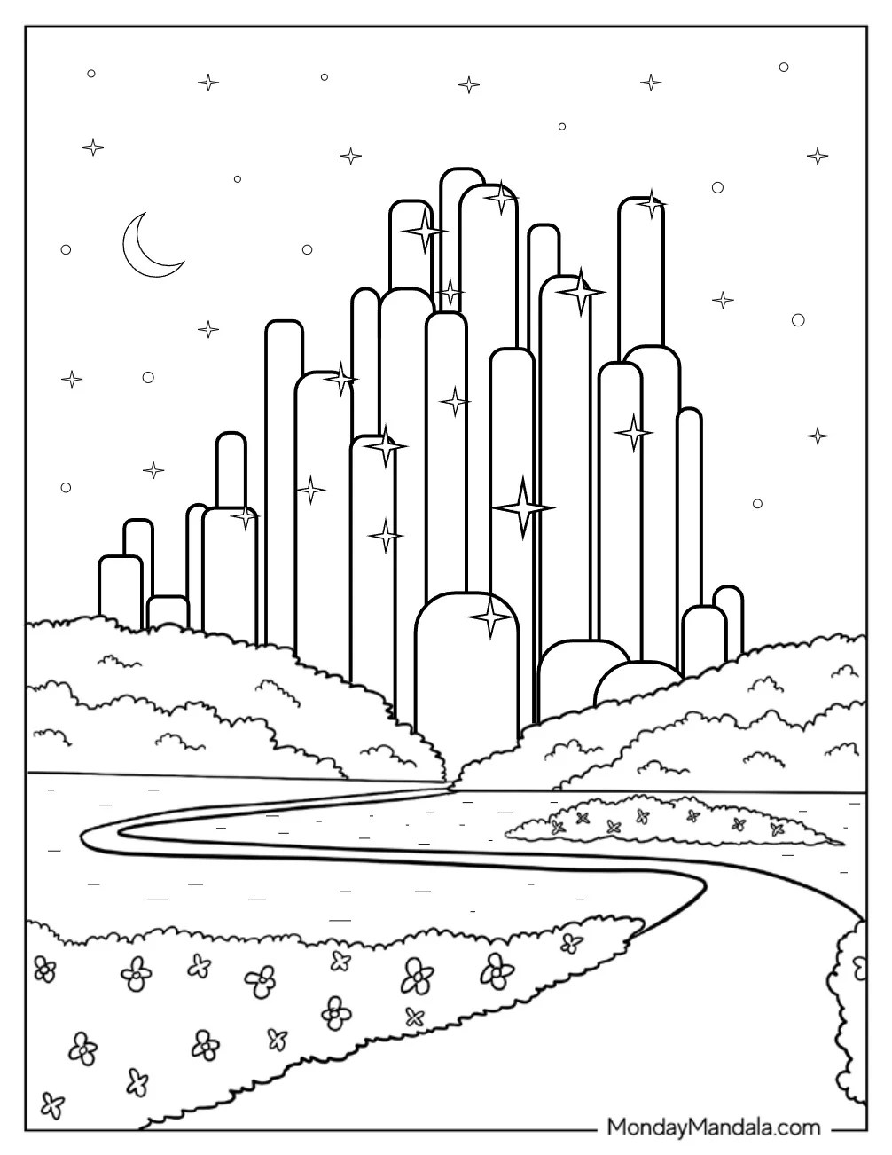 20 Wizard Of Oz Coloring Pages (Free PDF Printables)