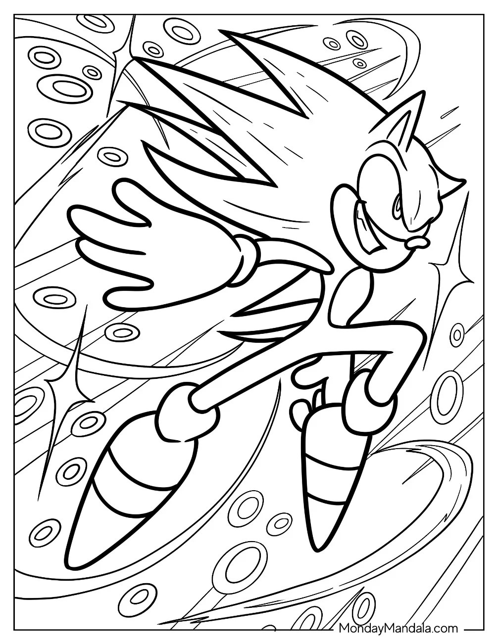 20 Hyper Sonic Coloring Pages (Free PDF Printables)