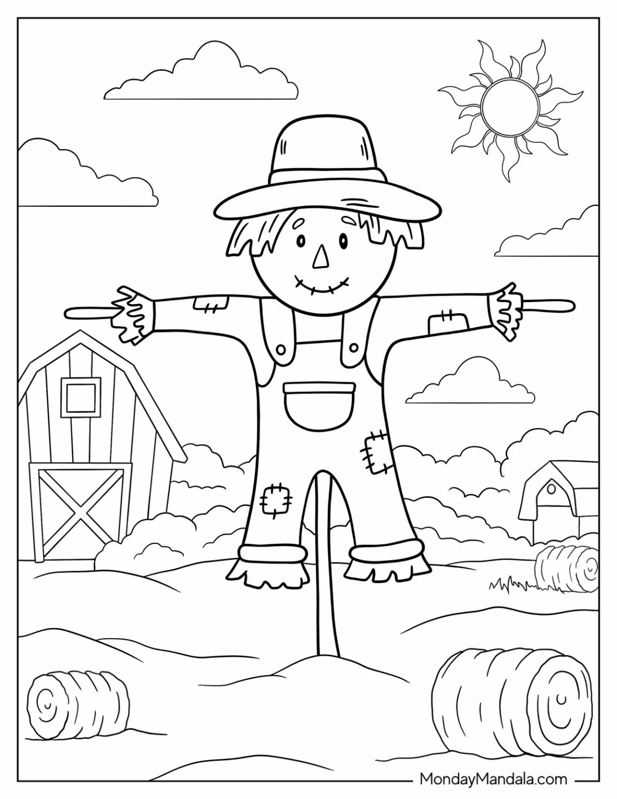 Fall Coloring Pages For Kids
