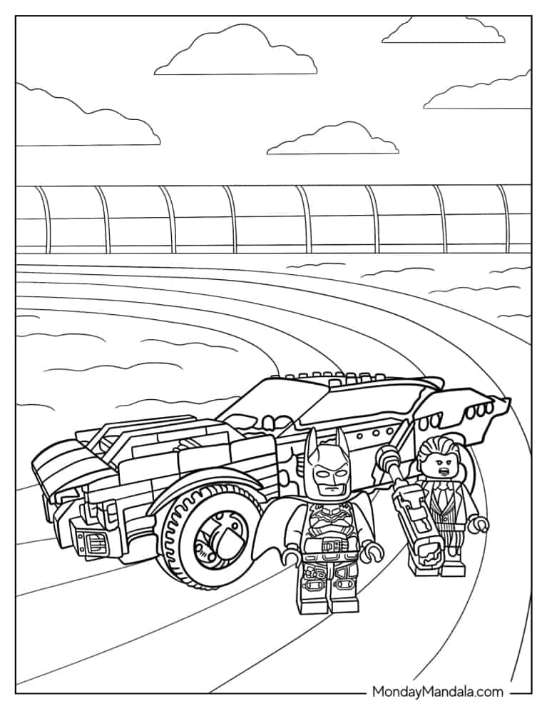 Image Coloriage Lego Batman 3d Printable