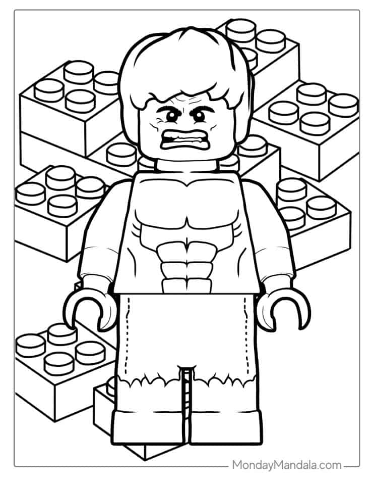 52 Hulk Coloring Pages (Free PDF Printables)