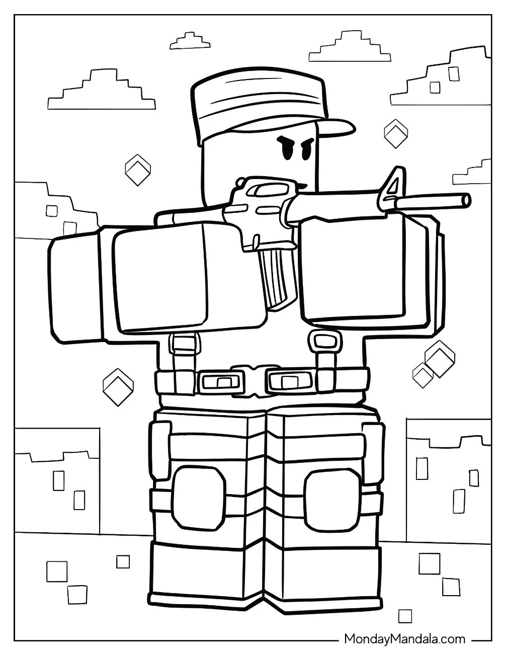 20 Soldier Coloring Pages (Free PDF Printables)