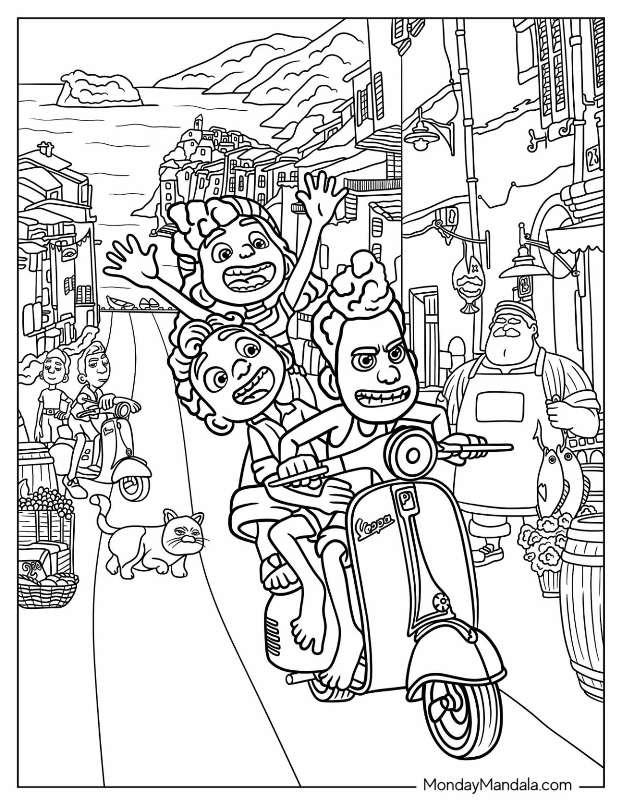 20 Luca Coloring Pages (Free PDF Printables)