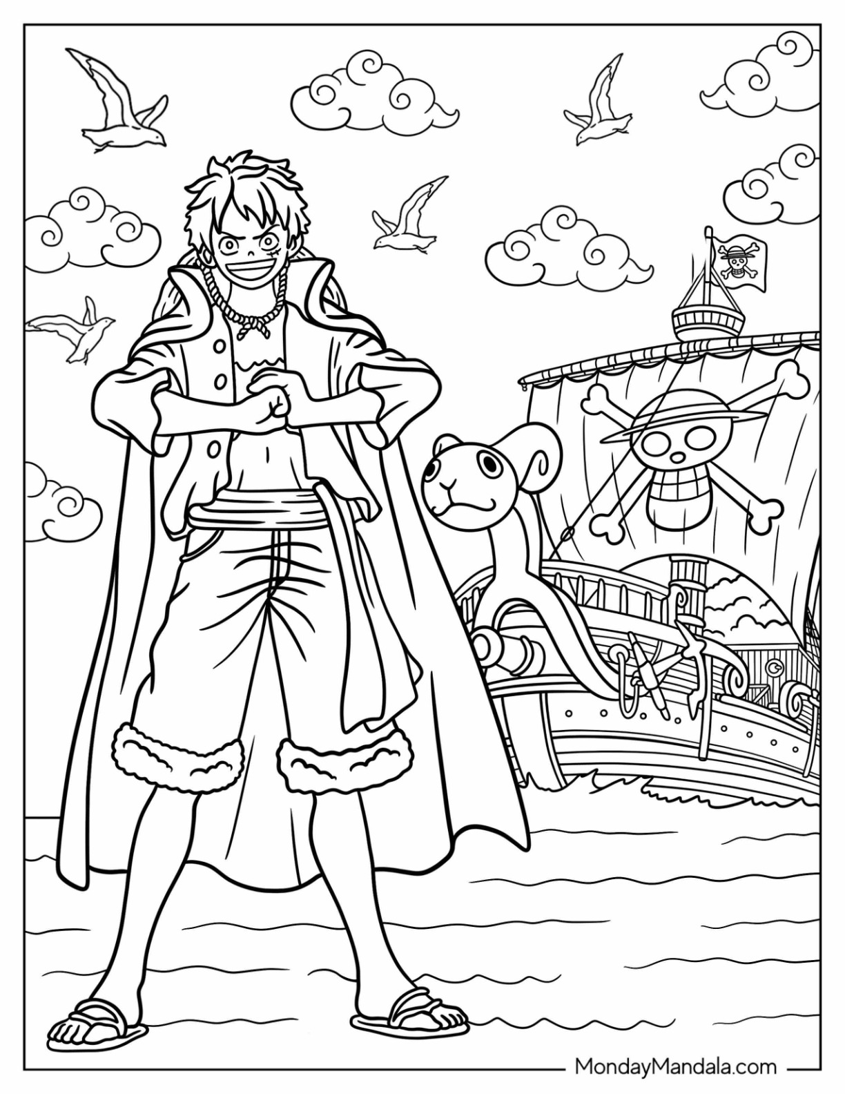 20 Luffy Coloring Pages (Free PDF Printables)
