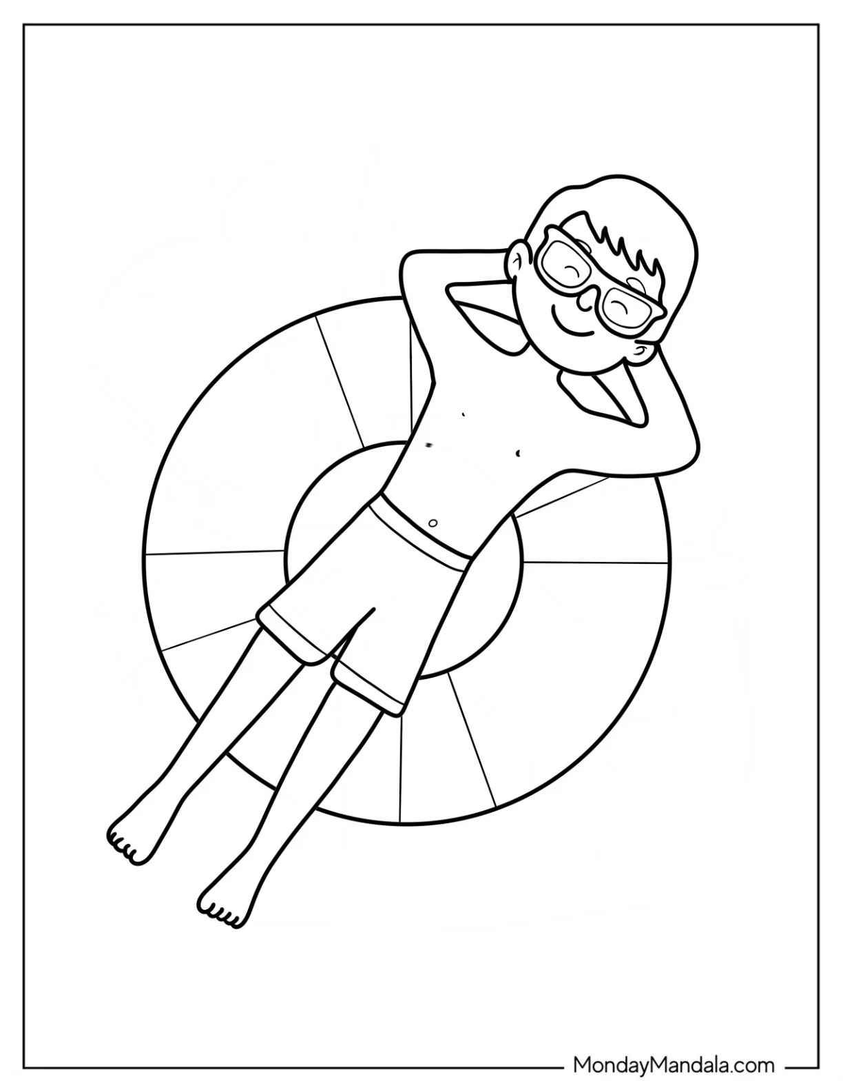 20 Swimming Coloring Pages (Free PDF Printables)