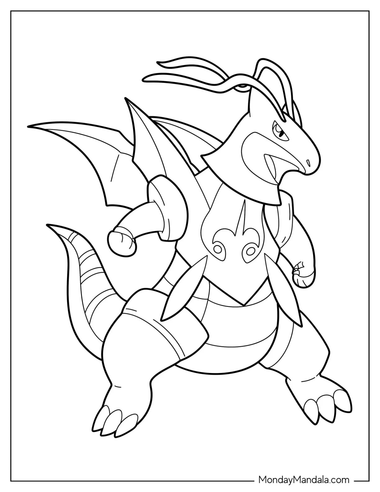 20 Dragonite Coloring Pages (Free PDF Printables)