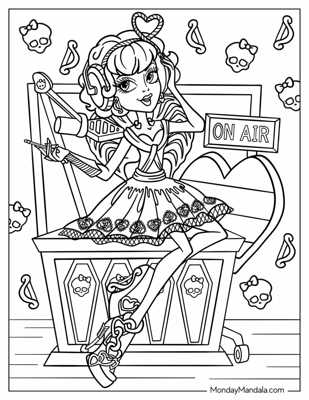 28 Monster High Coloring Pages (Free PDF Printables) 28 Monster High Coloring Pages (Free PDF Printables)