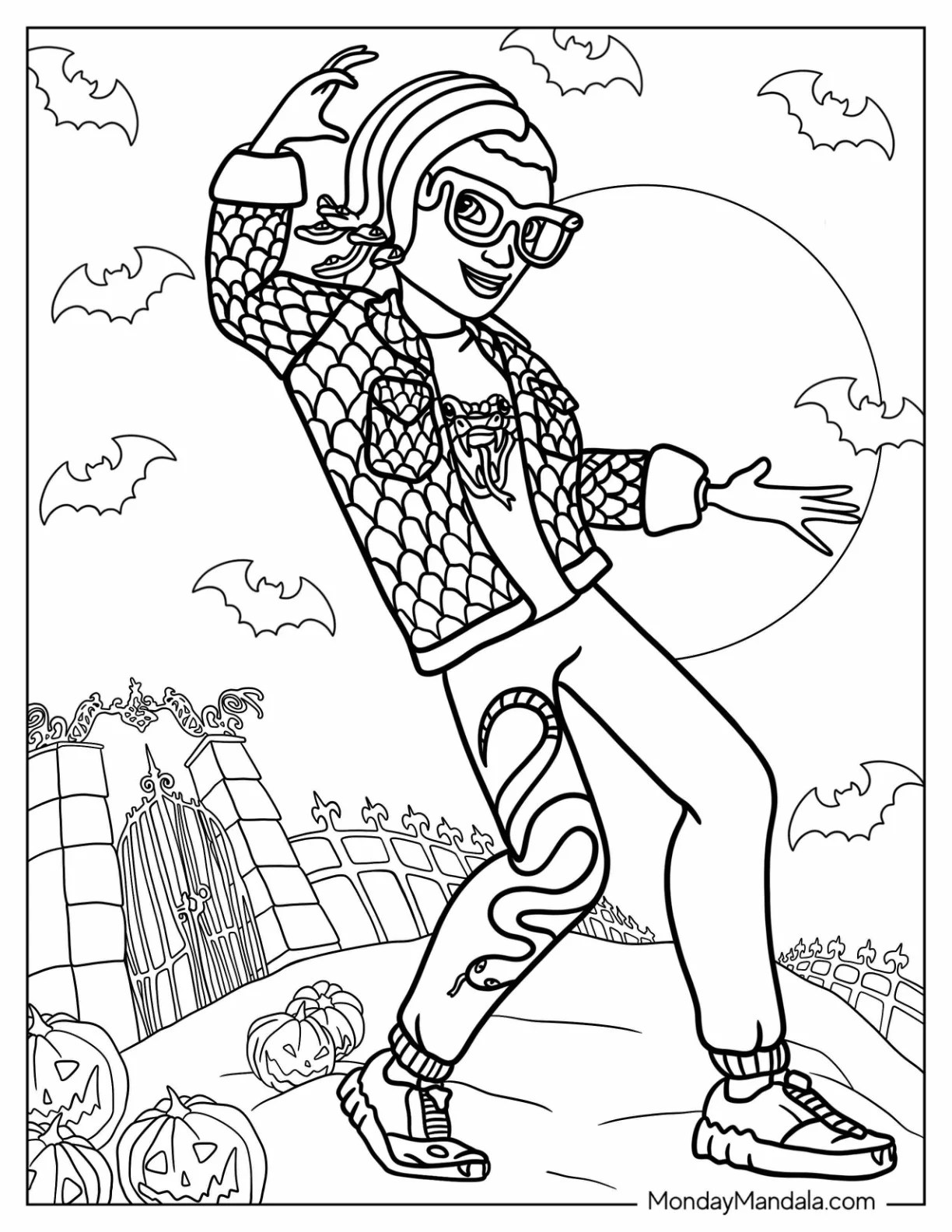 28 Monster High Coloring Pages (Free PDF Printables)