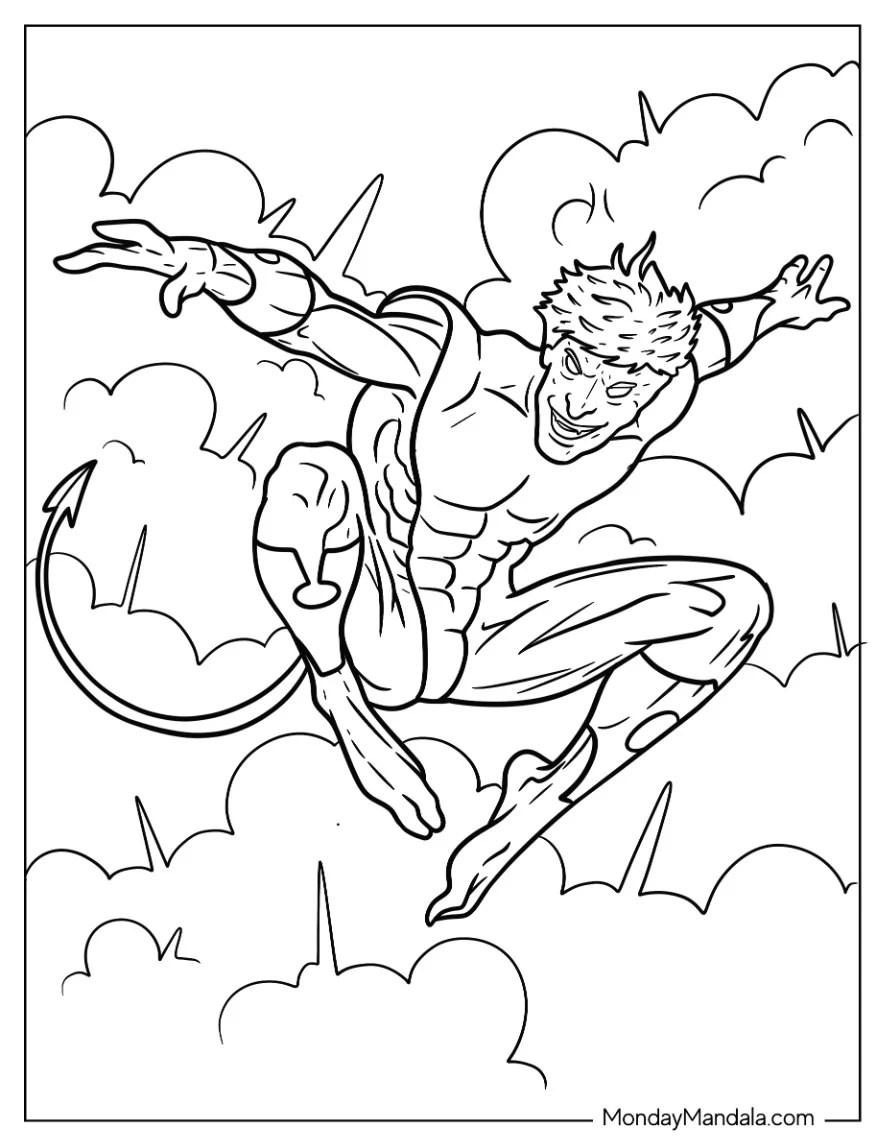 28 XMen Coloring Pages (Free PDF Printables)